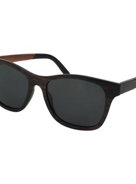 墨镜黑檀木偏光太阳眼镜