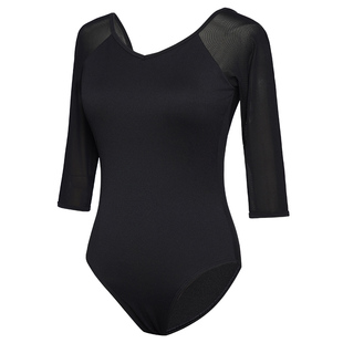 形体训练服装女舞蹈模特走秀练功服黑色中国舞高端导师高级形体服