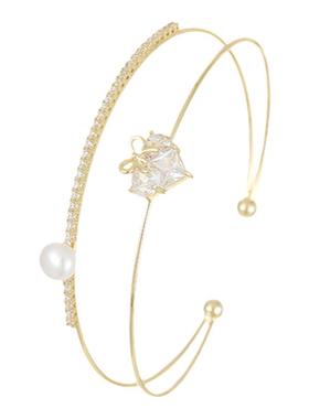 爱心珍珠款手镯轻奢小众