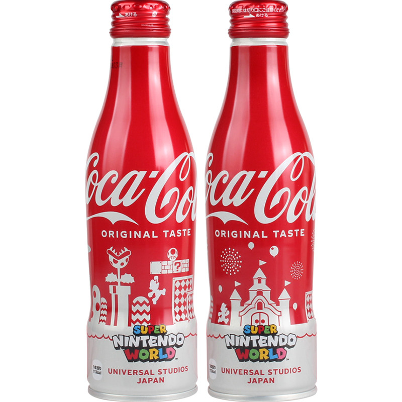 日本进口Coca－Cola任天堂超级马里奥限定收藏版可口可乐碳酸饮料