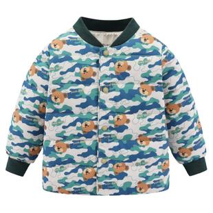 波姆熊2025冬季新款儿童宝宝轻薄保暖男童羽绒服内胆白鸭绒中大童