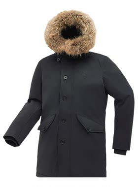 奥索卡24冬季新款男款派克服中厚羽绒服连帽中长羽绒服156627