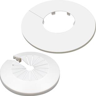 管道装饰盖卡扣可拆遮丑暖气水管遮挡盖板镀锌管消防管加宽边护圈