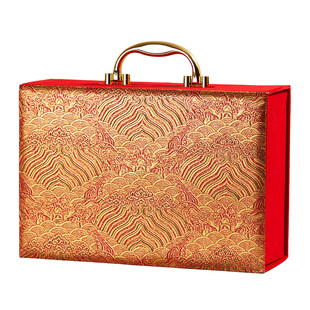 订婚彩礼现金礼盒高档结婚礼金箱钱盒子提亲聘礼盒高级10万20万