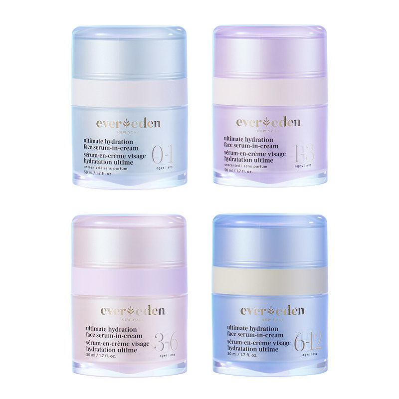 【立即付定】Evereden安唯伊婴童密集高保湿精华分龄面霜50ml*2
