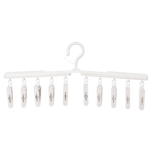 可折叠晒袜子神器阳台家用内衣裤晾晒架多夹子旅行出差便携晾衣架