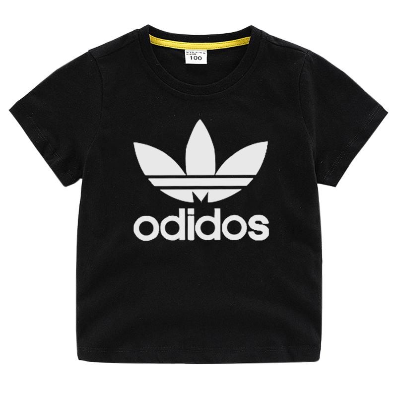 儿童纯棉短袖运动服0-13洋气