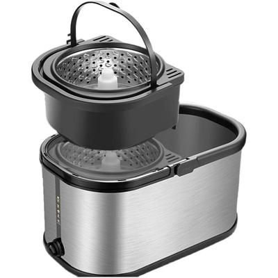 旋转式拖把桶净邦免手洗