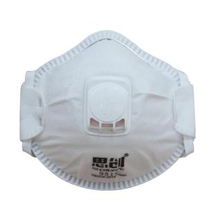 思创KN95头戴杯型式防尘口罩呼吸阀防工业粉尘颗粒物装修工业防护