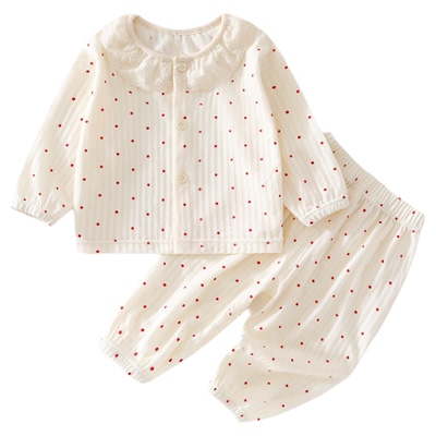 婴幼儿春夏衣服套装纯棉薄款长袖