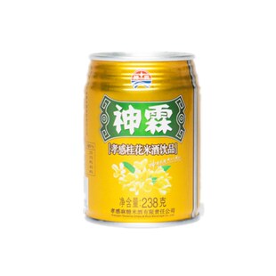 孝感神霖桂花米酒20罐装整箱糯米醪糟甜酒酿月子湖北特产孝感米酒