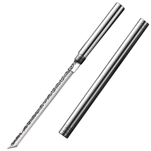 水果刀霸王棍全钢小茶刀锋利高硬度户外便携小直刀随身迷你筒子刀