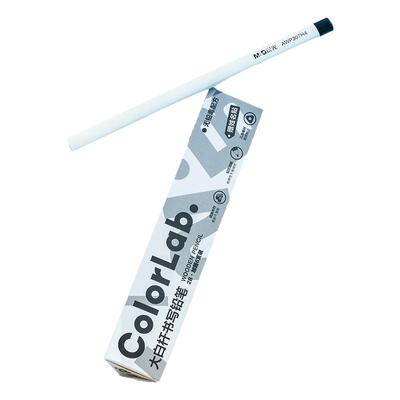 晨光文具小白杆铅笔高颜值小学生幼儿园无毒2b考试专用涂卡笔新一年级二年级2比考试铅笔2hHB初学者练字笔