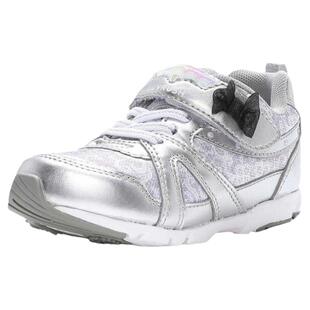 日本儿童运动鞋女童春夏超轻休闲鞋平衡车鞋防滑轻便网面魔术贴