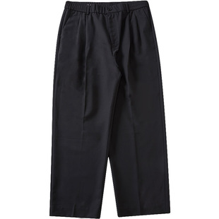 韦恩泽维尔商务休闲裤男宽松大码加肥加大潮松紧腰直筒西裤男7683