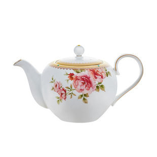 【下午茶餐具】Noritake则武 HERT FORD骨瓷茶壶欧式泡茶壶马克杯