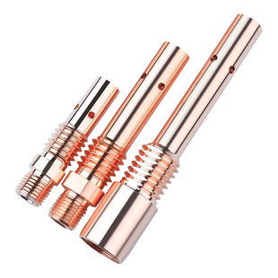 二保焊连接杆气保焊枪焊机配件大全200紫铜350连杆500A导电嘴座咀