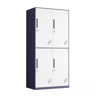 2026新款钢制拆装更衣柜员工宿舍铁皮柜健身房换衣柜带锁储物柜子