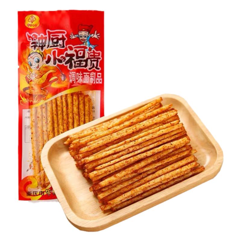 50包神厨小福贵周扒皮儿时回忆辣条面筋食品8090童年怀旧零食4包