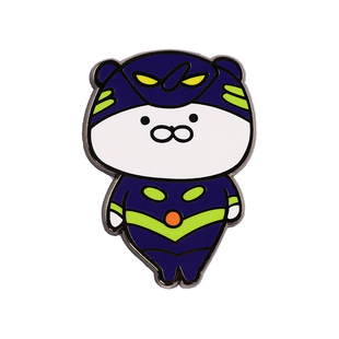 FooLii孚狸自制Q版EVA猫猫头金属徽章可爱卡通原创设计胸针pins