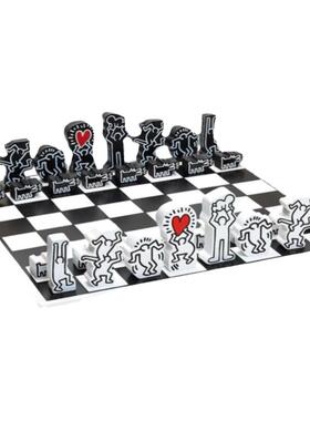 Vilac涂鸦艺术大师国际象棋摆件