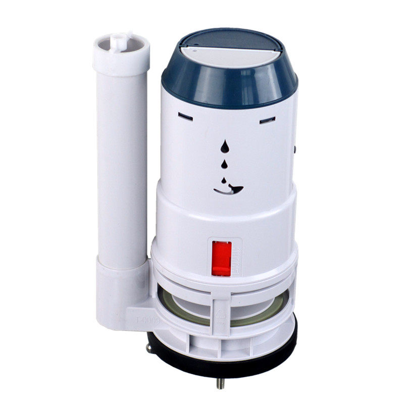 大口径3寸安装孔出水阀顶双按连体马桶配件座便器抽水水箱排水阀