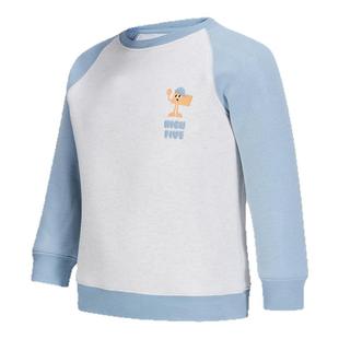 迪卡侬男童春季长袖小童上衣女童棉套头衫校服儿童运动衣卫衣KIDO