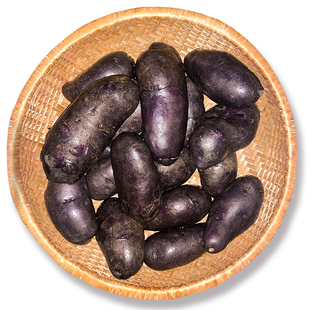 黑土豆净重5斤黑金刚新鲜黑土豆大土豆紫色洋芋马铃薯黑美人25年