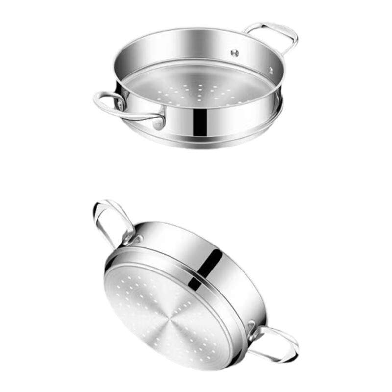 LAGOSTINA拉歌蒂尼罗萨双耳蒸格汤锅电饭煲通用蒸格24cm