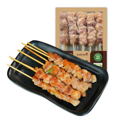 生品非腌制烧鸟鸡腿肉串300g