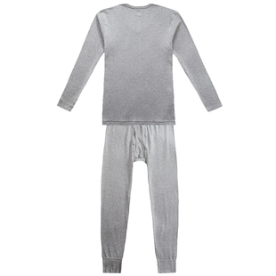 AB秋裤男女100%纯棉薄款线裤罗纹细针弹力春秋舒适修身保暖打底裤