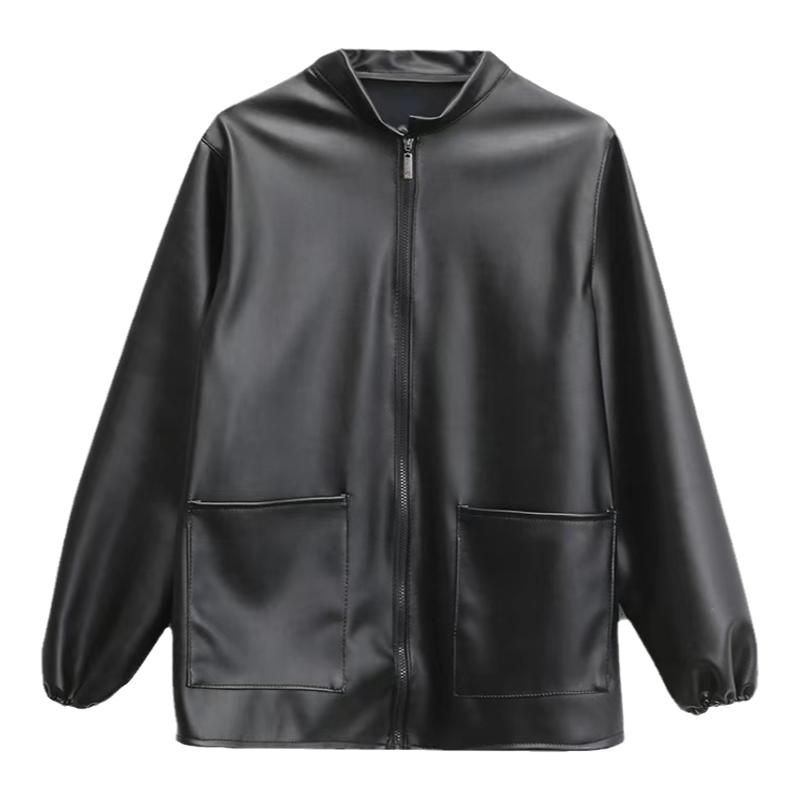 防水皮衣工作服套装男女屠宰场防皮衣