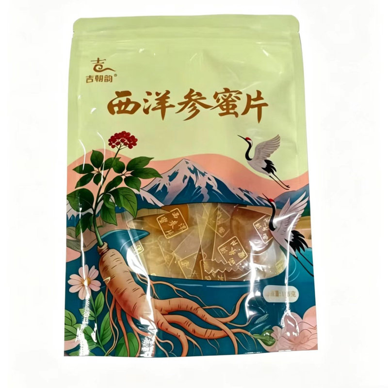 吉朝韵长白山西洋参蜜片独立包装