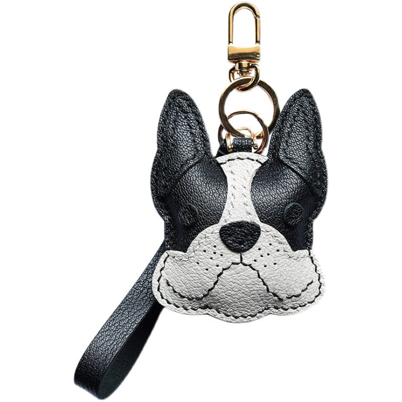 【mr夹子】法斗柴犬简约手工真皮