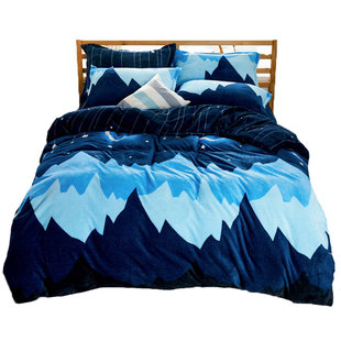 冬天皮卡丘珊瑚绒被套单件加绒双面牛奶绒宿舍法兰绒被罩150x200