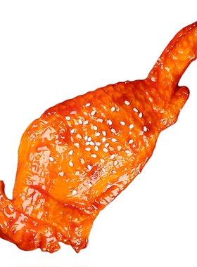 仿真鸡翅包饭烧烤小吃道具假菜品