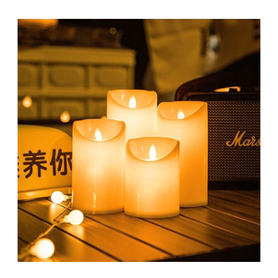 户外露营氛围灯帐篷装饰灯led电子蜡烛灯野营生日浪漫布置520灯