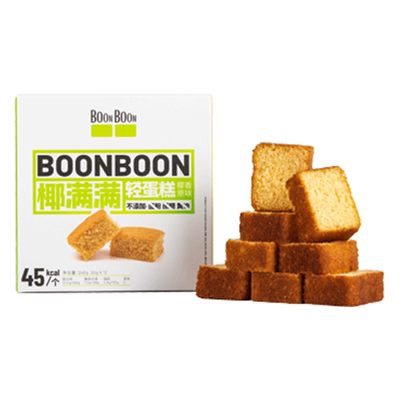 BOONBOON椰满满椰子蛋糕不加蔗糖