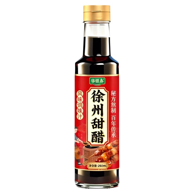 徐州甜醋徐州风味烧烤肉醋蘸料家用食用甜醋汁凉拌蛙鱼调料汁甜醋