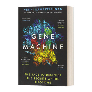 英文原版 Gene Machine 基因机器 解密核糖体 2009年诺贝尔化学奖得主文奇•拉马克里希南的传奇人生故事 英文版 进口英语原版书籍