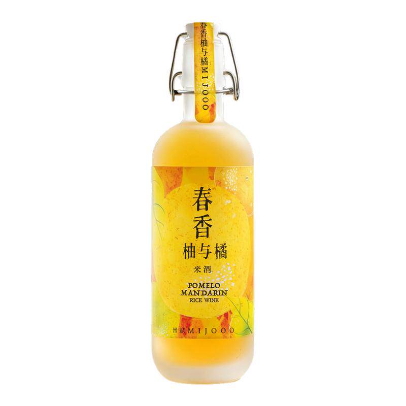 糯言米就橘子米酒500ml