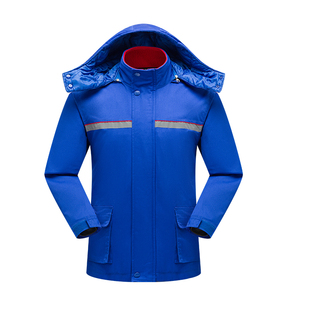 防静电棉服男劳保服加厚加油站工作服棉衣保暖中石油冬季石化棉袄