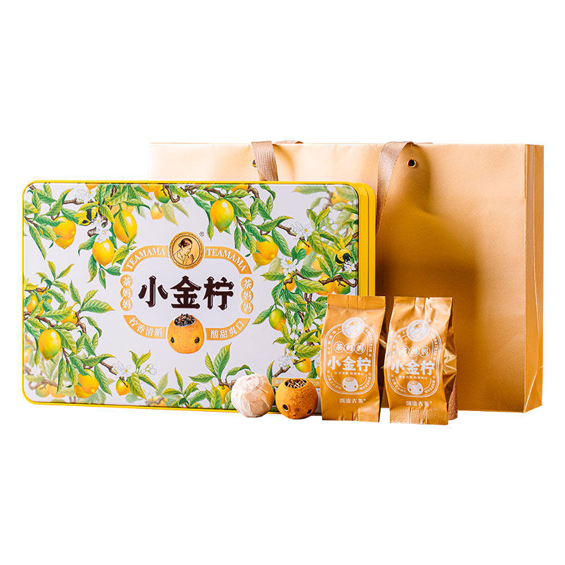 茶妈妈小金柠12颗礼盒送礼优选