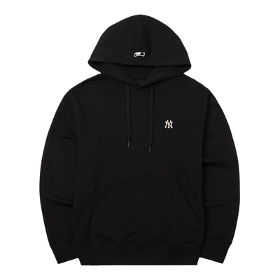 MLB卫衣男女同款新款纯色潮流连帽运动套头衫休闲服3AHDB0144