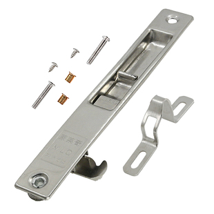 蒙莱奇90型铝合金窗不锈钢钩锁老式推拉门窗锁扣配件移窗户防盗锁