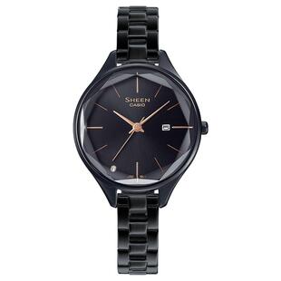 【新年礼物】casio旗舰店SHE-4062简约指针学生手表女卡西欧SHEEN