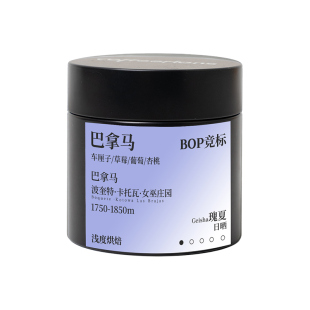 COFFEEMONS咖豆咖啡25年巴拿马BOP竞标豆瑰夏日晒浅烘咖啡豆现烘