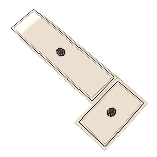 家用厨房地垫防滑防油防水免洗可擦吸水脚垫专用2026新款纳帕皮革