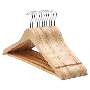 实木衣架衣挂衣柜木质衣服撑子家用挂钩衣撑防滑酒店裤夹架木制架