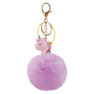 MYTIMELAB摩太潮玩独角兽毛绒球挂件钥匙扣书包挂饰毛绒挂件